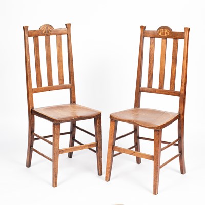 Lot 41 - A pair of Heal & Son chairs