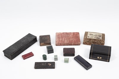 Lot 353 - A collection of jewellery boxes