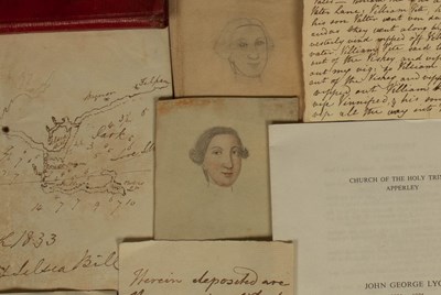 Lot 315 - Ephemera relating to the Strickland Family of Boynton Hall