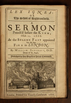 Lot 412 - [Great Fire of London] [Great Fire of London] A Sammelband of Sermons