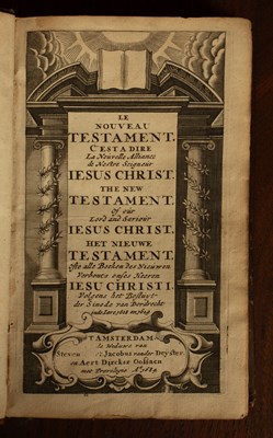 Lot 415 - New Testament [Triglot]