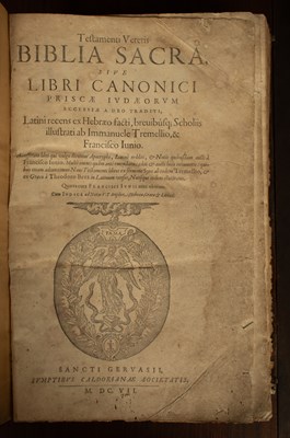 Lot 423 - [Bible in Latin] Biblia Sacra