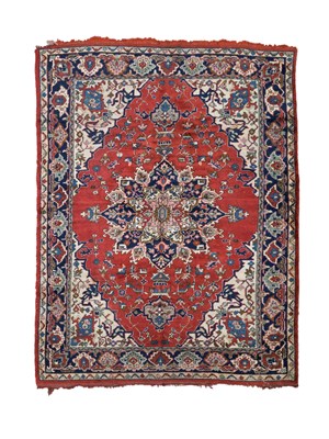 Lot 825 - An Anatolian carpet of Heriz design