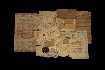 Lot 592 - Medical and Apothecary Ephemera [Lady Strickland of Boynton Hall and Apperley Court]