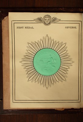 Lot 433 - Thomason (Edward) Enamelled Impressions of Medal Dies