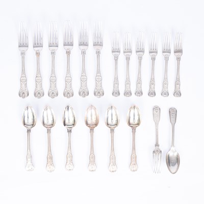 Lot 26 - Various Victorian silver flatware