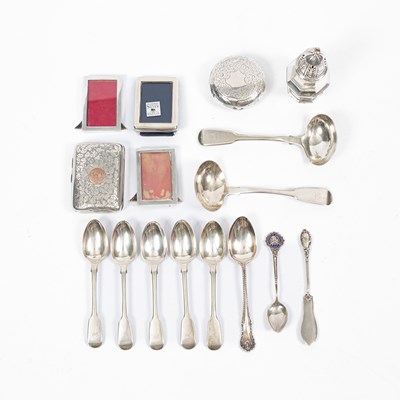 Lot 115 - A late Victorian silver cigarette case