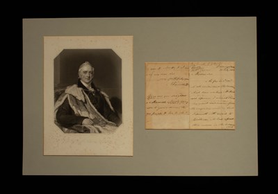 Lot 593 - Manuscript Letter from Nicholas Vansittart, 1st Baron Bexley (1766-1851)