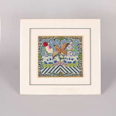 Lot 277 - A Chinese embroidered rank badge