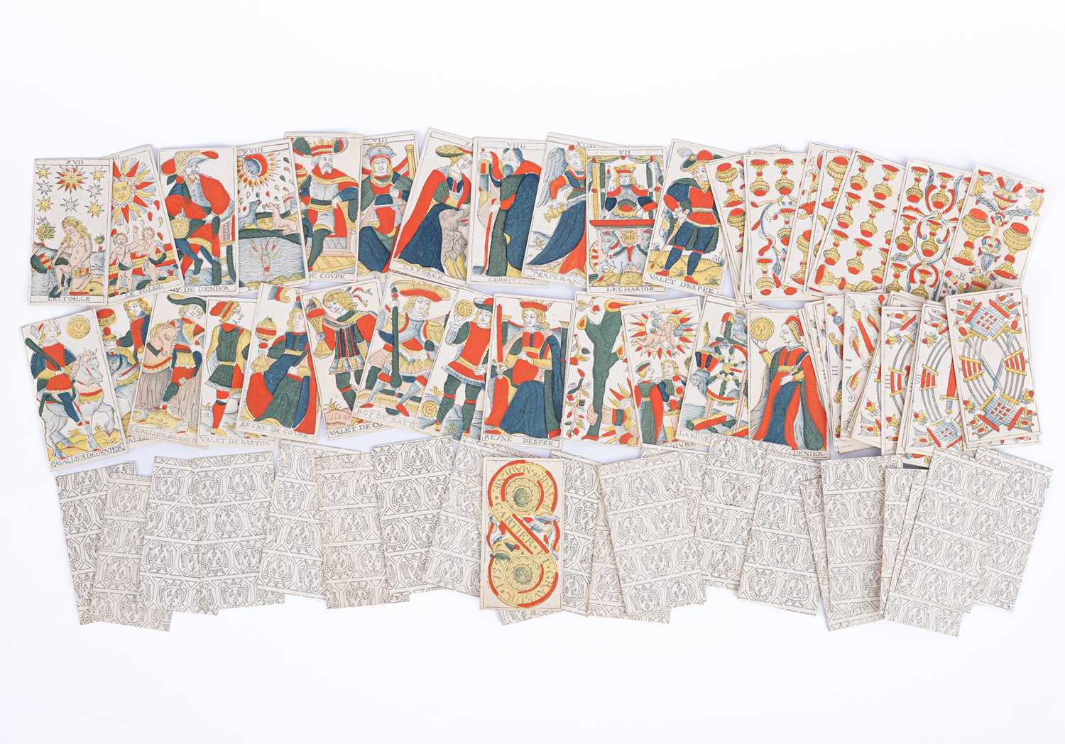 Lot 1254 - French tarot cards