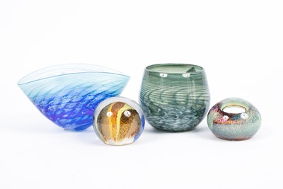 Lot 401 - Two studio glass bowls