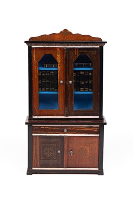 Lot 447 - A good Walterhausen dolls' house bookcase