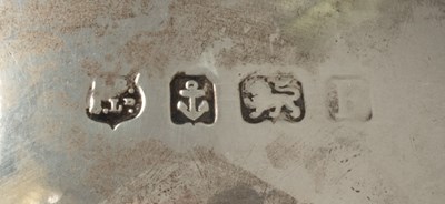 Lot 13 - A silver trophy cup