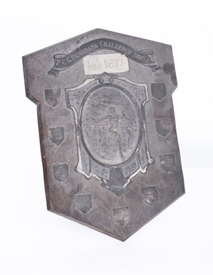 Lot 20 - A white metal trophy cup