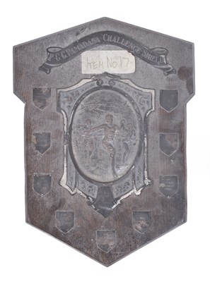 Lot 20 - A white metal trophy cup