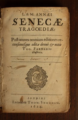 Lot 372 - Seneca (Lucius Annaeus) L. & M. Annaei Senecae Tragoediae