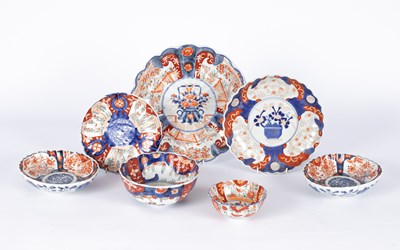 Lot 179 - Seven pieces of Japanese Imari