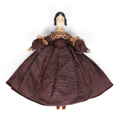 Lot 485 - A Grodnertal doll