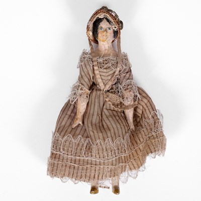 Lot 490 - A German 'alien' head doll