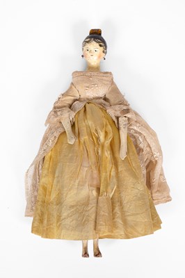 Lot 497 - A fine Grodnertal doll