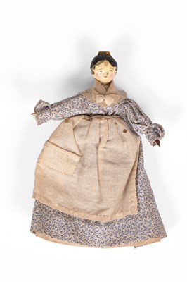 Lot 513 - A Grodnertal dolls' house doll