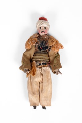 Lot 514 - A German 'alien head' dolls' house doll