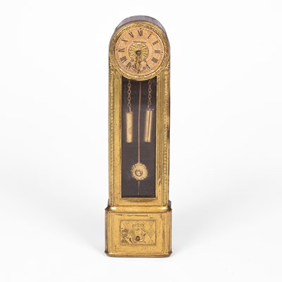 Lot 531 - An Erhard dolls' house longcase clock