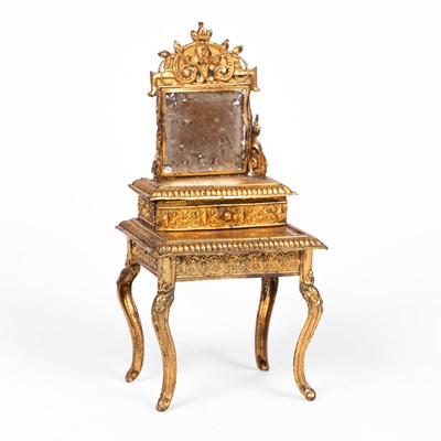 Lot 533 - A rare Erhard dolls' house dressing table