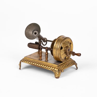Lot 542 - A rare Erhard dolls' house phonograph