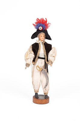 Lot 624 - A rare wax doll