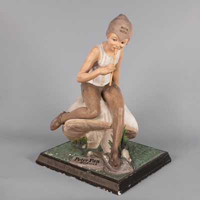 Lot A 1930's advertising figure of Peter Pan