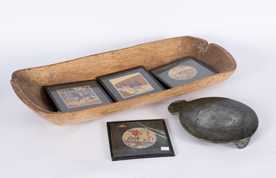 Lot 760 - A wooden dough trough