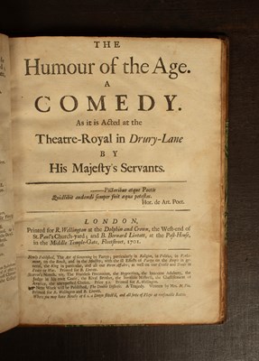 Lot 475 - [Cricket Interest] A Collection of English Plays [18th Century]
