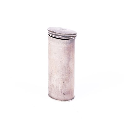 Lot 32 - A George III silver nutmeg grater