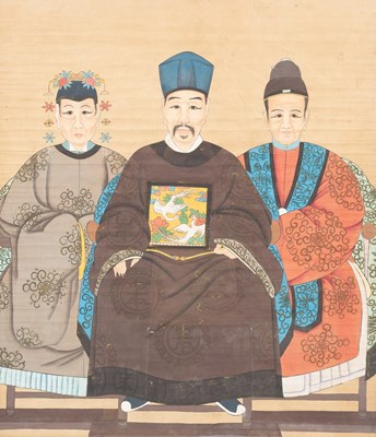 Lot 248 - A Chinese Ancestor portrait