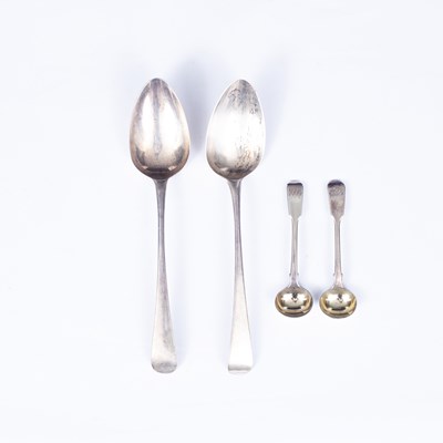 Lot 31 - Two 1805 silver tablespoons