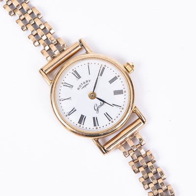 Lot 148 - A 9ct gold lady's Rotary wristwatch