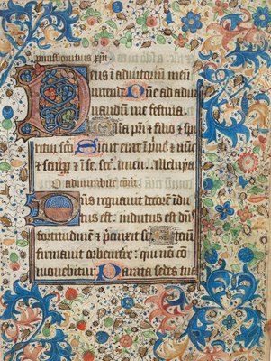 Lot 596 - A Leaf from a Book of Hours, Flanders (probably Bruges), c. 1460