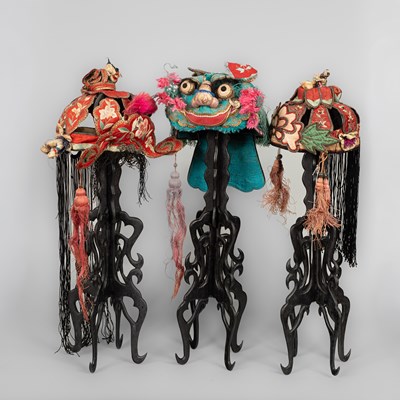 Lot 273 - Three Chinese children's hats
