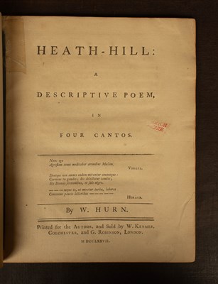 Lot 523 - Hurn (William] Heath-Hill