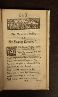 Lot 524 - [Ward (Edward)] The Dancing Devils: or, the Roaring Dragon