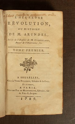 Lot 567 - [Cumberland (Richard)] L'Heureuse Revolution
