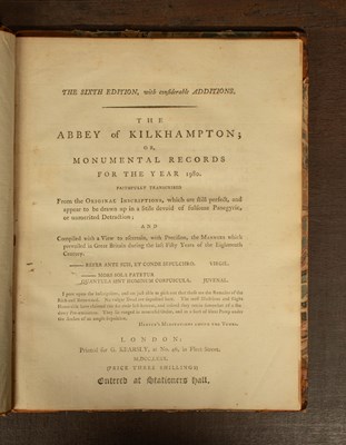 Lot 571 - [Croft (Sir Herbert)] The Abbey of Kilkhampton