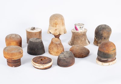Lot 756 - A quantity of hat stretchers and hat blocks