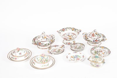 Lot 862 - A 19th Century Zachariah Boyle ironstone part dinner service
