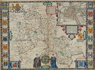 Lot 1065 - [Map of Oxfordshire] Speed (John)