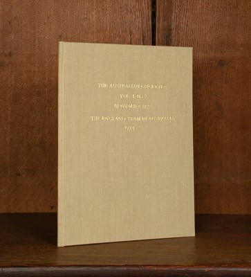 Lot 1 - [M.C.C. Tour of Australia 1924-25] The Australian Cricketer. Vol. 1, No. 2