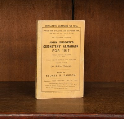 Lot 161 - John Wisden's Cricketers' Almanack, 1917