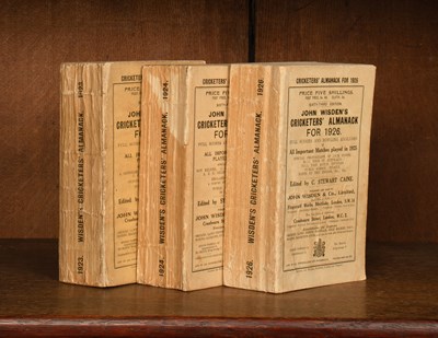 Lot 163 - John Wisden's Cricketers' Almanack, 1923-1924, 1926