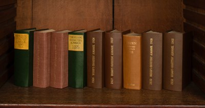 Lot 162 - John Wisden's Cricketers' Almanack, 1922-1928, 1930-1931